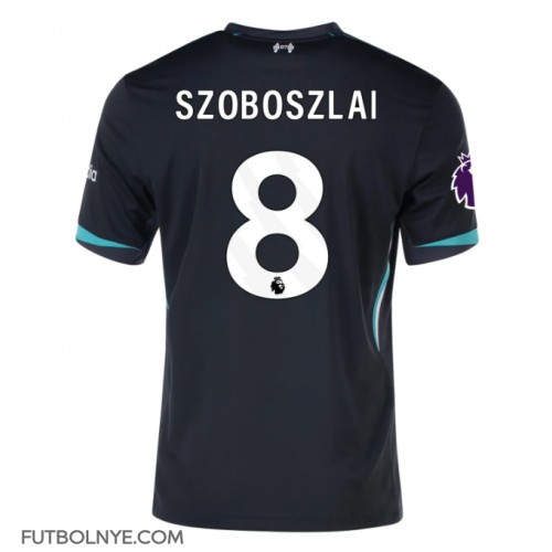 Camiseta Liverpool Dominik Szoboszlai #8 Visitante Equipación 2024-25 manga corta